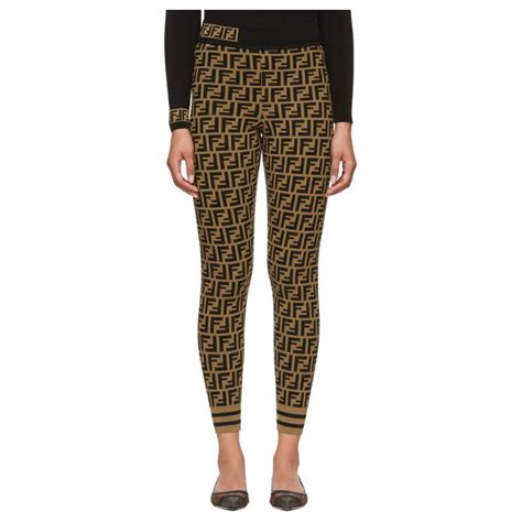 pantaloni fendi monogram|fendi clothing for women.